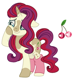 Size: 1215x1296 | Tagged: safe, artist:princess-kitsune-tsu, oc, oc only, pony, unicorn, base used, clothes, female, leg warmers, magical lesbian spawn, mare, offspring, parent:cherry jubilee, parent:rarity, simple background, solo, transparent background