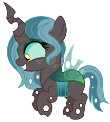 Size: 996x1104 | Tagged: oc name needed, safe, artist:princess-kitsune-tsu, oc, oc only, changepony, hybrid, pony, base used, female, filly, interspecies offspring, magical lesbian spawn, offspring, parent:cozy glow, parent:queen chrysalis, parents:cozysalis, simple background, solo, transparent background