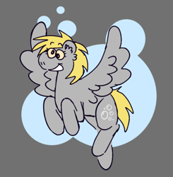 Size: 540x552 | Tagged: safe, artist:tezzbot, derpy hooves, pegasus, pony, g4, simple background, solo