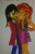 Size: 480x751 | Tagged: safe, artist:karadeg, derpibooru exclusive, sunset shimmer, oc, oc:karadeg, equestria girls, g4, equestria girls-ified, graph paper, selfie, traditional art