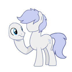 Size: 1632x1632 | Tagged: safe, artist:motownwarrior01, oc, oc only, oc:silver sherbet, earth pony, pony, detachable face, male, modular, no face, simple background, solo, stallion, transparent background