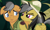 Size: 1584x960 | Tagged: safe, screencap, daring do, quibble pants, earth pony, pegasus, pony, g4, season 6, stranger than fan fiction, duo, female, male, mare, rock, stallion