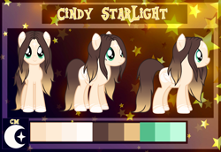 Size: 3676x2528 | Tagged: safe, artist:cindystarlight, oc, oc only, oc:cindy, pegasus, pony, female, high res, mare, reference sheet, solo