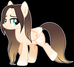 Size: 2313x2088 | Tagged: safe, artist:cindystarlight, oc, oc only, oc:cindy, pegasus, pony, black background, female, high res, mare, simple background, solo