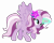 Size: 3820x3078 | Tagged: safe, artist:equmoria, derpibooru exclusive, wysteria, alicorn, pony, g3, g4, the princess promenade, alicornified, female, flower, flower in hair, g3 to g4, generation leap, glowing horn, high res, horn, magic, magic aura, mare, o, o mouth, open mouth, princess wysteria, race swap, show accurate, simple background, solo, spread wings, transparent background, vector, wings, wysteriacorn