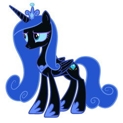 Size: 1600x1600 | Tagged: safe, artist:blah23z, nightmare moon, princess cadance, alicorn, pony, g4, corruptance, corrupted, corrupted cadance, dark magic, evil cadance, female, hoof shoes, jewelry, magic, mare, palette swap, peytral, recolor, simple background, solo, tiara, transparent background