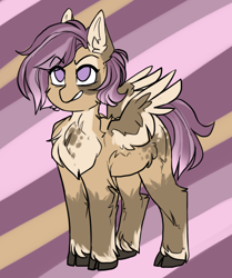 Size: 654x782 | Tagged: safe, artist:quiqyquiq, scootaloo, pegasus, pony, g4, abstract background, female, redesign