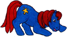 Size: 220x123 | Tagged: safe, artist:teddy, lancer, earth pony, pony, g1, my little pony tales, gif, male, non-animated gif, simple background, transparent background