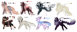 Size: 1820x767 | Tagged: safe, artist:inspiredpixels, oc, oc only, pony, adoptable