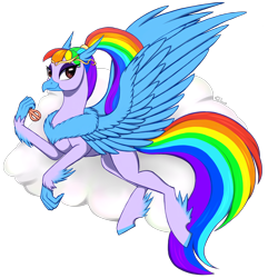 Size: 4000x4000 | Tagged: safe, artist:shkura2011, oc, oc only, oc:nacreous mulberry, classical hippogriff, hippogriff, absurd resolution, female, simple background, solo, transparent background