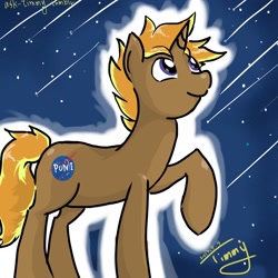 Size: 1024x1024 | Tagged: safe, artist:ask-timmy, oc, oc only, oc:roger houston, pony, unicorn, male, solo, stallion