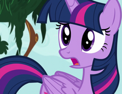 Size: 1409x1080 | Tagged: safe, screencap, twilight sparkle, alicorn, pony, amending fences, g4, my little pony: friendship is magic, season 5, cropped, female, mare, open mouth, solo, twilight sparkle (alicorn)