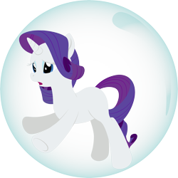 Size: 2601x2600 | Tagged: safe, artist:alexdti, rarity, pony, unicorn, g4, my little pony: friendship is magic, twilight's kingdom, bubble, female, high res, magic, missing cutie mark, open mouth, simple background, solo, transparent background