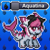 Size: 1024x1024 | Tagged: safe, artist:tony yotes, artist:yotes games, artist:yotesmark, oc, oc only, oc:aquatina, original species, pony, sea pony, shark, shark pony, battle gem ponies, eeveelution, emo, pixel art, pokémon, ponymon, solo