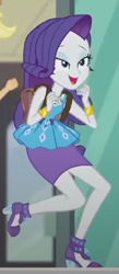 Size: 186x427 | Tagged: safe, screencap, applejack, rarity, equestria girls, g4, my little pony equestria girls: better together, the last day of school, cropped, rarity peplum dress