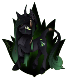 Size: 1943x2224 | Tagged: safe, artist:mychelle, oc, oc only, oc:ashen ivy, pony, unicorn, female, mare, solo