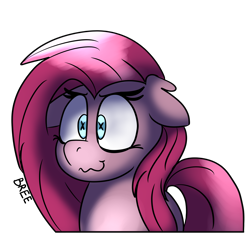 Size: 6000x6000 | Tagged: safe, artist:breebree, pinkie pie, earth pony, pony, g4, female, floppy ears, pinkamena diane pie, simple background, sleep deprivation, solo, transparent background