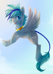 Size: 1705x2361 | Tagged: safe, artist:makaronder, oc, oc only, pegasus, pony, solo