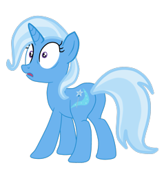 Size: 1769x1857 | Tagged: safe, artist:gmaplay, trixie, pony, unicorn, g4, butt, female, open mouth, plot, shocked, simple background, solo, the great and powerful ass, transparent background, vector