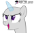 Size: 958x916 | Tagged: safe, artist:kingbases, oc, oc only, pony, unicorn, g4, bald, base, eyelashes, female, horn, mare, open mouth, open smile, simple background, smiling, solo, transparent background, transparent horn, unicorn oc