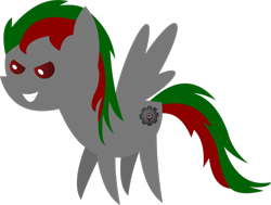 Size: 2820x2127 | Tagged: safe, artist:lt-fleur, oc, oc only, oc:awoken, pegasus, pony, fanfic:rainbow factory, g4, >:d, fanfic art, high res, male, pointy ponies, simple background, solo, stallion, transparent background