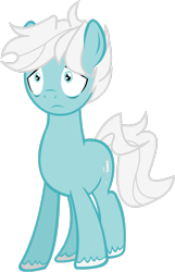 Size: 1964x3053 | Tagged: safe, artist:lt-fleur, oc, oc only, oc:frostbite, earth pony, pony, g4, male, scared, simple background, solo, stallion, transparent background, unshorn fetlocks, vector