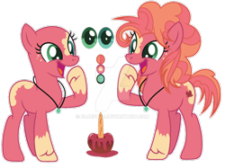 Size: 1280x958 | Tagged: safe, artist:cloefo05, oc, oc only, earth pony, pony, base used, female, mare, offspring, parent:big macintosh, parent:pinkie pie, parents:pinkiemac, reference sheet, simple background, solo, transparent background
