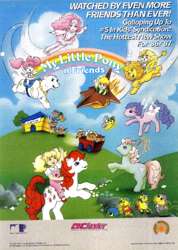 Size: 500x701 | Tagged: safe, g1, my little pony 'n friends, claster television, marvel, poster, sunbow