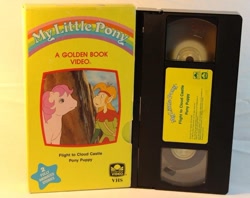 Size: 1000x791 | Tagged: safe, g1, my little pony 'n friends, golden books, vhs