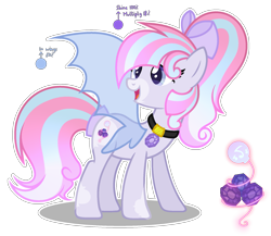 Size: 1969x1713 | Tagged: safe, artist:starshine-sentryyt, oc, oc only, half-siren, hybrid, pony, female, interspecies offspring, magical lesbian spawn, mare, offspring, parent:pinkie pie, parent:sonata dusk, parents:pinata, simple background, solo, transparent background, wings