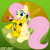 Size: 1234x1230 | Tagged: safe, artist:realkirrol, artist:zajice, fluttershy, pegasus, pikachu, pony, g4, adorable face, crossover, cute, cutie mark, female, mare, open mouth, pokémon, pony x pokémon, sitting, smiling