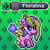 Size: 1024x1024 | Tagged: safe, artist:tony yotes, artist:yotes games, artist:yotesmark, oc, oc only, oc:floratina, breezie, pony, unicorn, battle gem ponies, eeveelution, flower, pokémon, ponymon, solo