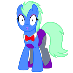 Size: 2000x2000 | Tagged: safe, artist:dashingjack, oc, oc only, oc:brainstorm, earth pony, pony, :<, bowtie, bunny suit, clothes, crossdressing, earth pony oc, high res, hoof shoes, leotard, male, missing accessory, pantyhose, simple background, solo, stallion, transparent background, wide eyes
