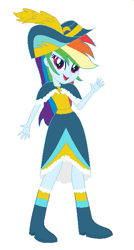 Size: 337x627 | Tagged: safe, artist:andy213yt, artist:pupkinbases, rainbow dash, equestria girls, g4, magical mystery cure, base used, boots, clothes, dress, hat, shoes, simple background, solo, white background