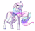 Size: 3882x3508 | Tagged: safe, artist:oneiria-fylakas, oc, oc only, oc:elena nebula, kirin, female, high res, simple background, solo, species swap, transparent background