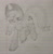 Size: 1280x1307 | Tagged: safe, artist:essentialsingularity, applejack, earth pony, pony, g4, atg 2021, ear fluff, female, newbie artist training grounds, pencil drawing, running, solo, traditional art, unshorn fetlocks