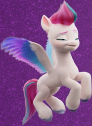 Size: 569x781 | Tagged: safe, screencap, zipp storm, pegasus, pony, g5, my little pony: a new generation, 3d, concave belly, cropped, female, flying, mare, slender, solo, thin