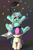 Size: 1059x1614 | Tagged: safe, artist:llametsul, bon bon, lyra heartstrings, sweetie drops, earth pony, pony, unicorn, g4, annoyed, armpits, atg 2021, bon bon is not amused, chest fluff, confetti, couple, cute, female, frog (hoof), graduation cap, hat, hoofbutt, horn, lesbian, mare, newbie artist training grounds, open mouth, open smile, ship:lyrabon, shipping, smiling, sparkles, unamused, underhoof