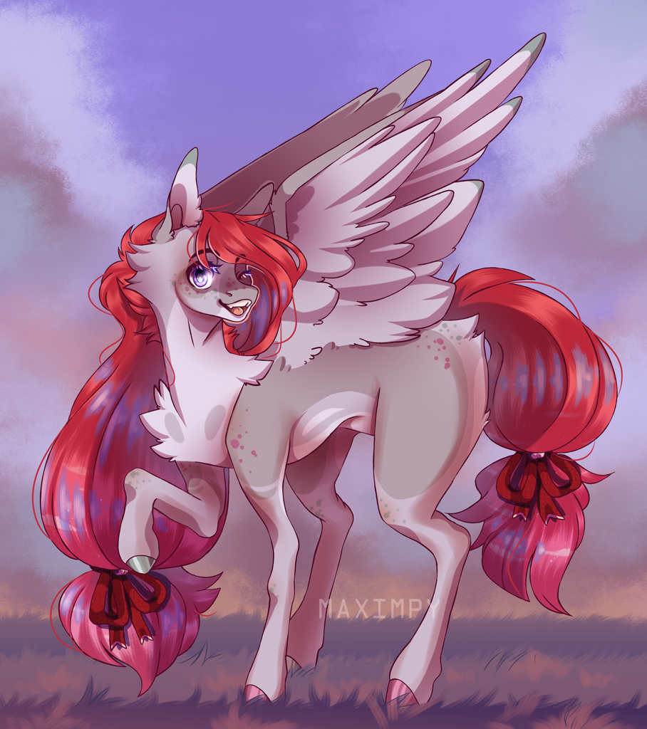 safe, artist:maximpy, oc, oc only, oc:tsnaimi, pegasus, pony, female, high ...