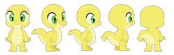 Size: 726x233 | Tagged: safe, artist:ribbetlion, dragon, g4, baby, baby dragon, bald, base, male, simple background, solo, transparent background, turnaround