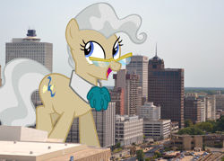 Size: 3476x2483 | Tagged: safe, artist:mundschenk85, artist:thegiantponyfan, mayor mare, earth pony, pony, g4, female, giant pony, giant/macro earth pony, giant/macro mayor mare, giantess, high res, highrise ponies, irl, macro, mare, mega giant, memphis, photo, ponies in real life, tennessee