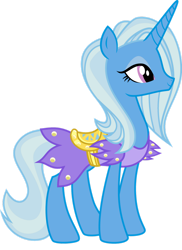 Size: 1024x1410 | Tagged: safe, artist:blah23z, sassy saddles, trixie, pony, unicorn, g4, female, mare, recolor, simple background, slender, solo, thin, transparent background, vector