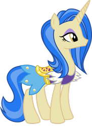 Size: 2087x2873 | Tagged: safe, artist:blah23z, sapphire shores, sassy saddles, pony, g4, female, high res, palette swap, recolor, simple background, solo, transparent background, vector