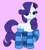 Size: 3552x3968 | Tagged: safe, artist:kittyrosie, rarity, pony, unicorn, g4, blushing, clothes, cute, female, high res, mare, pink background, raribetes, redraw, simple background, socks, solo, starry eyes, striped socks, wingding eyes