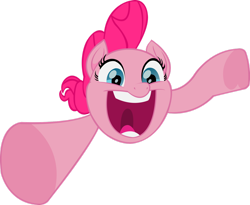 Size: 1600x1313 | Tagged: safe, artist:james-li, pinkie pie, earth pony, pony, g4, my little pony: the movie, cute, diapinkes, esophagus, female, frog (hoof), it's coming right at us, mare, mawshot, open mouth, ponk, solo, underhoof, vector, volumetric mouth