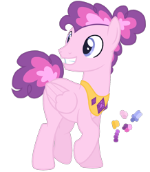 Size: 1300x1488 | Tagged: safe, artist:magicuniclaws, oc, oc only, pegasus, pony, magical lesbian spawn, male, offspring, parent:pinkie pie, parent:princess celestia, parents:pinkielestia, simple background, solo, stallion, transparent background