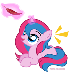 Size: 979x1000 | Tagged: safe, artist:jennieoo, oc, oc only, oc:star sparkle, pony, unicorn, amused, feather, female, filly, foal, happy, lying down, magic, show accurate, simple background, smiling, solo, transparent background, vector