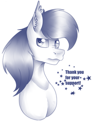Size: 709x881 | Tagged: safe, artist:chazmazda, oc, oc only, alicorn, earth pony, pegasus, pony, unicorn, annoyed, bust, flat colors, outline, patreon, patreon reward, photo, portrait, shade, sketch, solo
