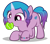 Size: 1940x1720 | Tagged: safe, artist:strategypony, izzy moonbow, pony, unicorn, g4, g5, ball, behaving like a dog, bracelet, cute, daaaaaaaaaaaw, female, filly, filly izzy moonbow, foal, g5 to g4, generation leap, izzy's tennis ball, izzybetes, jewelry, nom, simple background, solo, tennis ball, that pony sure does love tennis balls, transparent background