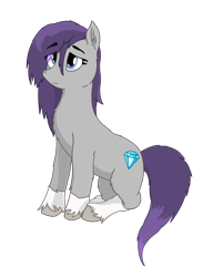 Size: 2616x3400 | Tagged: safe, alternate version, artist:autumnsfur, oc, oc only, oc:glitter stone, earth pony, pony, colored, earth pony oc, female, high res, mare, simple background, solo, transparent background, unshorn fetlocks